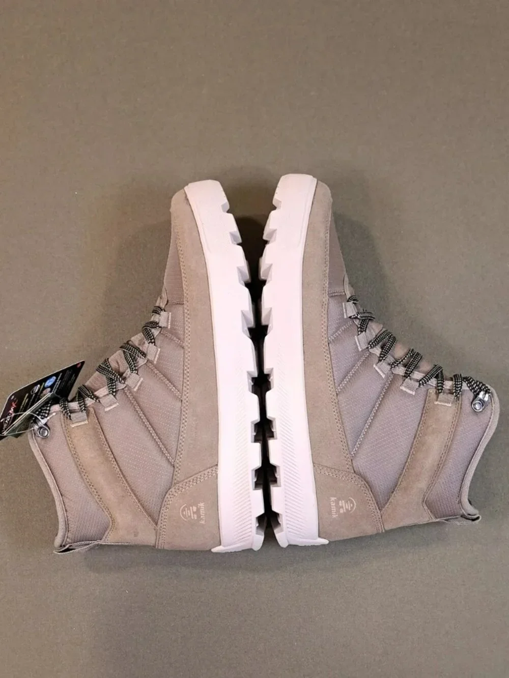 Kamik Atwater N Snow Boot - Color: Taupe/Grey - Size: Men 11